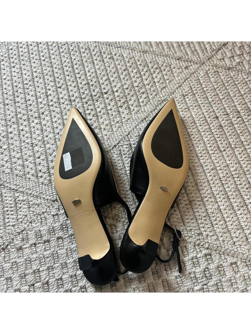 Tony Bianco Crush Slingback Pump in Black Vintage - Picture 5 of 6